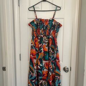 Maurices Multicolor Abstract Maxi Dress